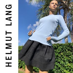 Helmut Lang Women's US XS Crewneck Ribbed Sweater